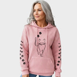 ファチーニ™ | 猫のプリントスウェットシャツ