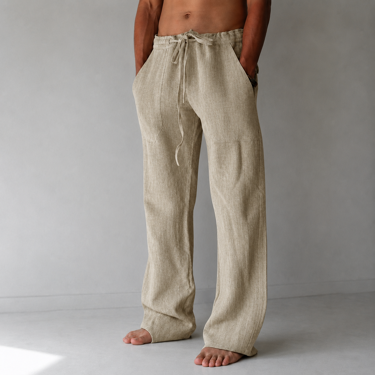 Herren Freizeithose im Japanischen Stil