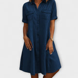 Lässiges A-Linien Kleid