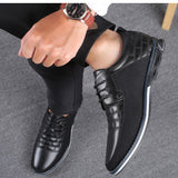 BOSS ELEGANTE BUSINESS-SCHUHE AUS LEDER
