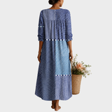 Vreni™ | Retro Leinenkleid