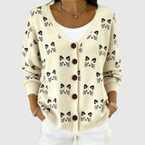 Sweater Cardigan mit Kapuze