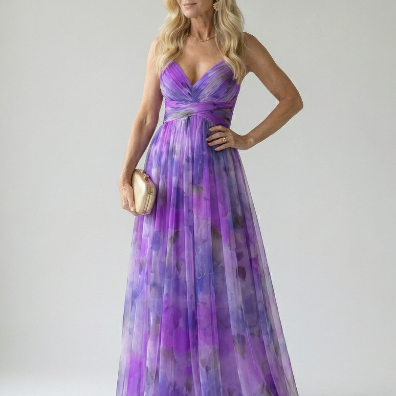 Isel | Soft Wrap Maxi Kleid