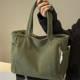 ティルダ – コード付きリブトートバッグ