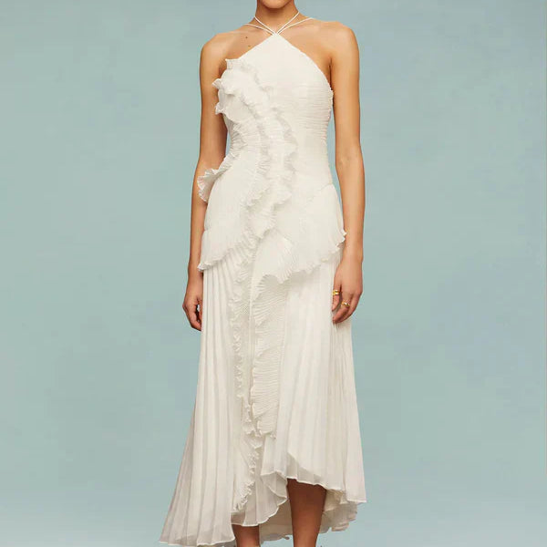 LIYANA | Spiral-Rüschenkleid