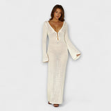 Anne - Weißes Luna Strandkleid