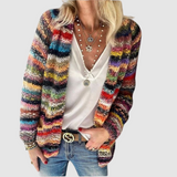 Nikola - Angenehmer mehrfarbiger Cardigan