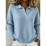 Komfort-Pullover mit Polokragen