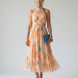 Elin | Weiches Halter-Midi-Kleid