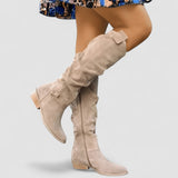 Adeliza | Schlappe kniehohe Reitstiefel