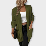 Nancy - bequemer geflochtener Cardigan mit Taschen