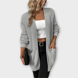 Nancy - bequemer geflochtener Cardigan mit Taschen