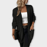 Nancy - bequemer geflochtener Cardigan mit Taschen