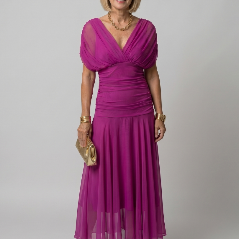 Calen | Off-Shoulder Midi-Kleid