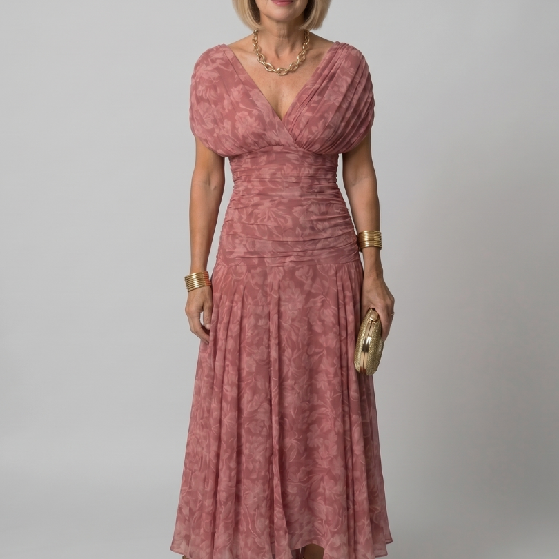 Calen | Off-Shoulder Midi-Kleid