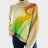 Bianca - Künstlerischer Strickpullover