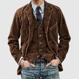 Andrei Cord-Jacke + Weste Set