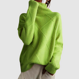 Ester - Strukturierter Pullover mit Rollkragen