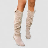 Adeliza | Schlappe kniehohe Reitstiefel