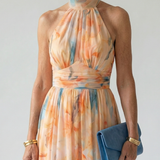 Elin | Weiches Halter-Midi-Kleid