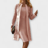 Runa - Elegantes Zweiteiliges Spitzenkleid