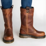 Lilia™ Gefütterte Leder-Winterstiefel