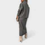 Solange - Kleid mit passendem Rollkragen-Set