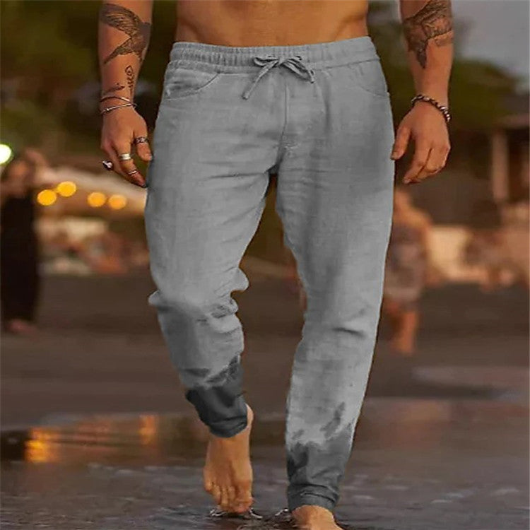 Lässige Herren Strandhose aus Baumwolle