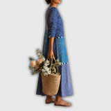 Vreni™ | Retro Leinenkleid