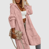 Lucie - Langer Cardigan mit Kapuze