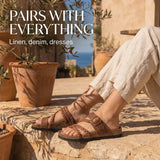 Leah™ Geflochtene Kork Komfort Sandalen
