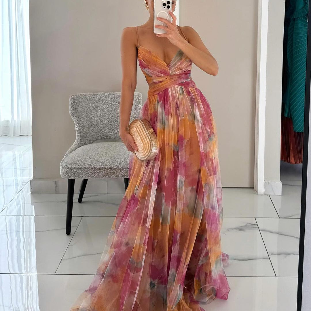 GISELLE | Chiffon Maxi Kleid