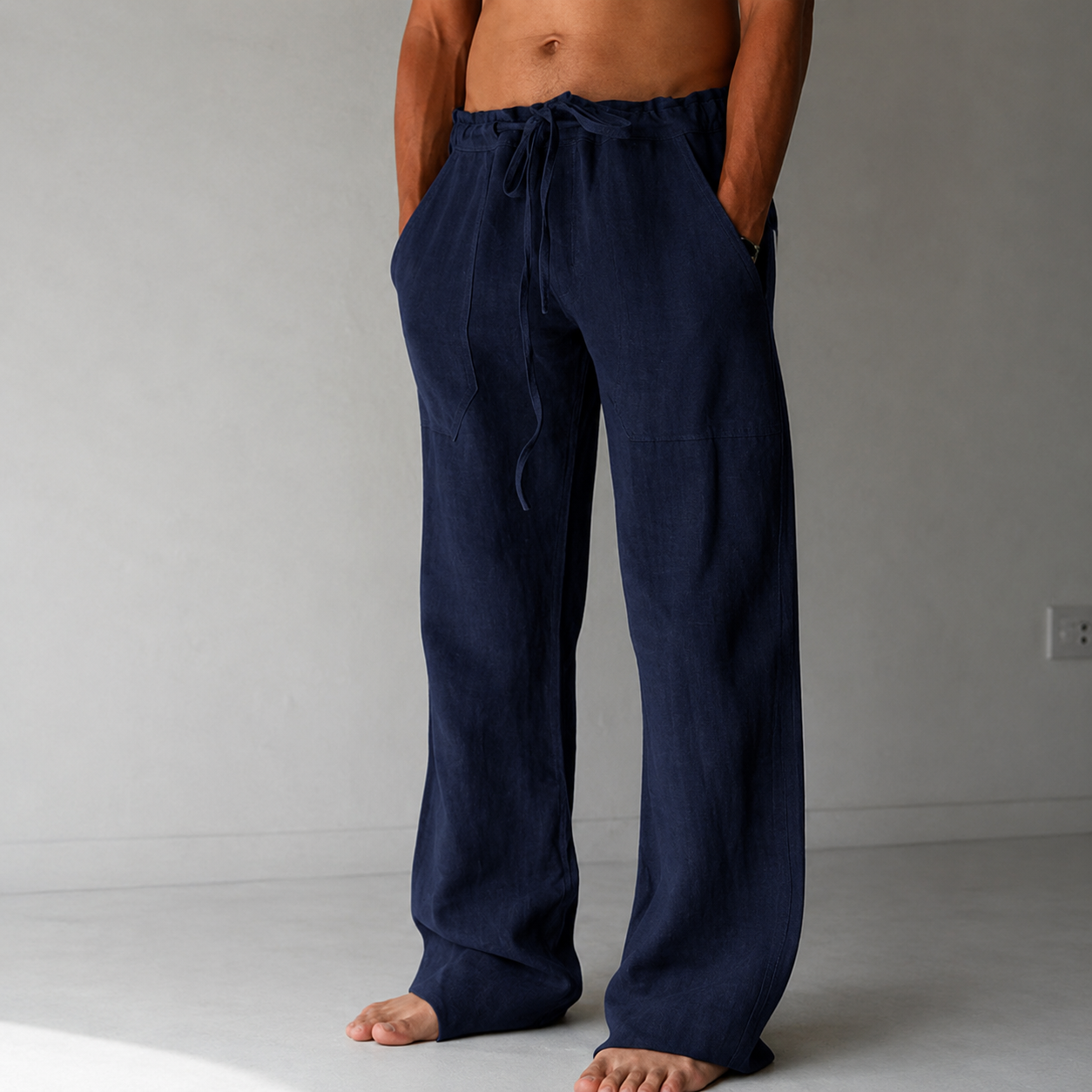 Herren Freizeithose im Japanischen Stil