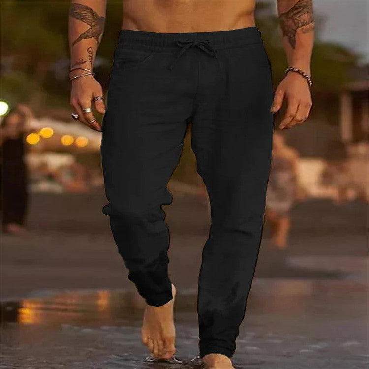 Lässige Herren Strandhose aus Baumwolle