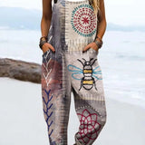 Bequeme Bedruckte Bee Free Latzhose