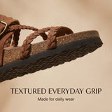 Leah™ Geflochtene Kork Komfort Sandalen