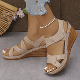 Prudy | Gepolsterte Wedge-Sandalen