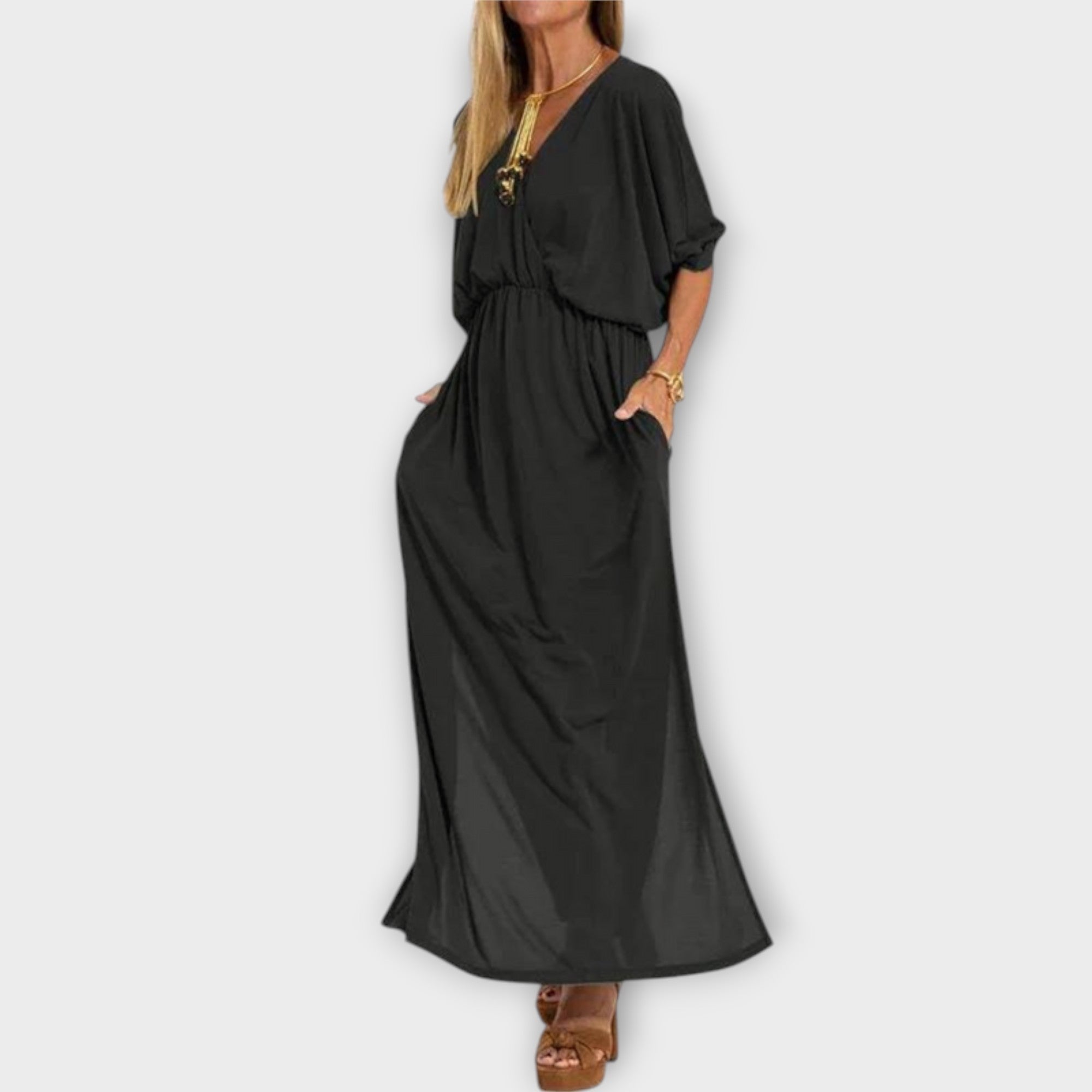 Lani - Retro-Maxikleid