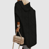 Lucie - Langer Cardigan mit Kapuze