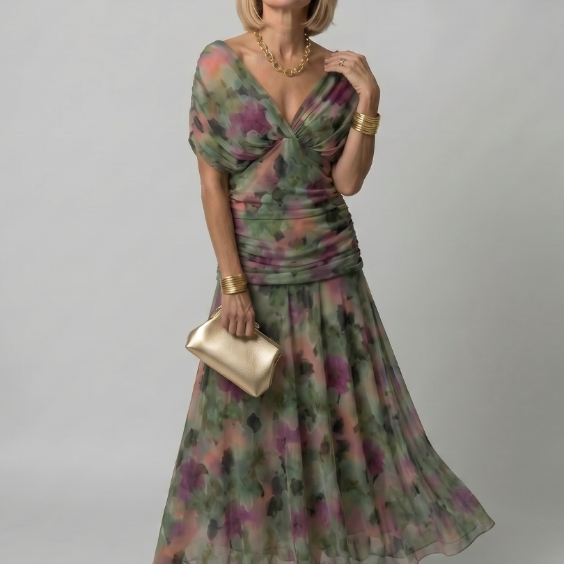 Calen | Off-Shoulder Midi-Kleid