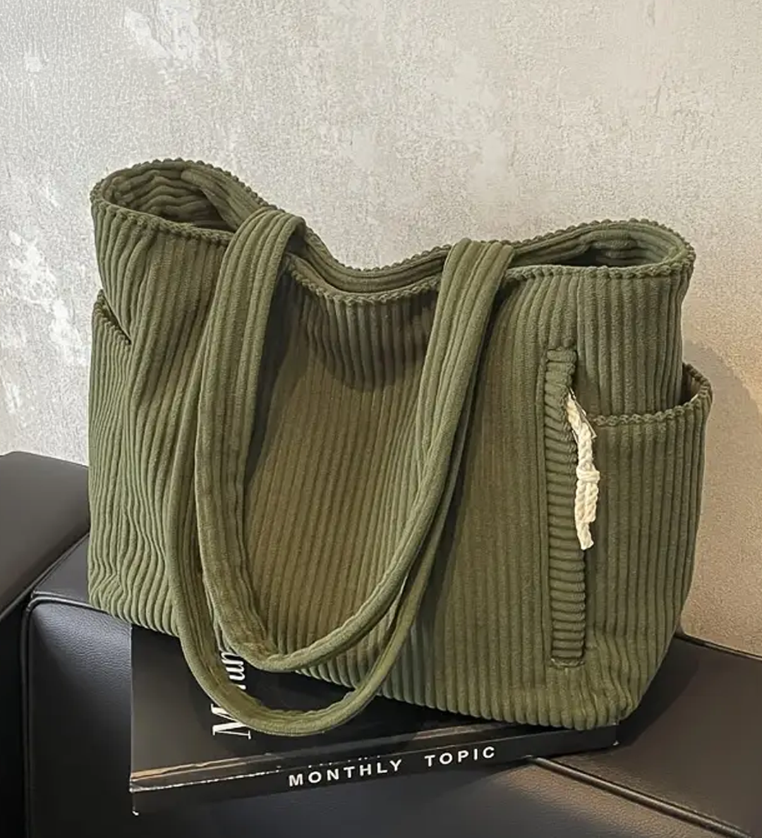 ティルダ – コード付きリブトートバッグ