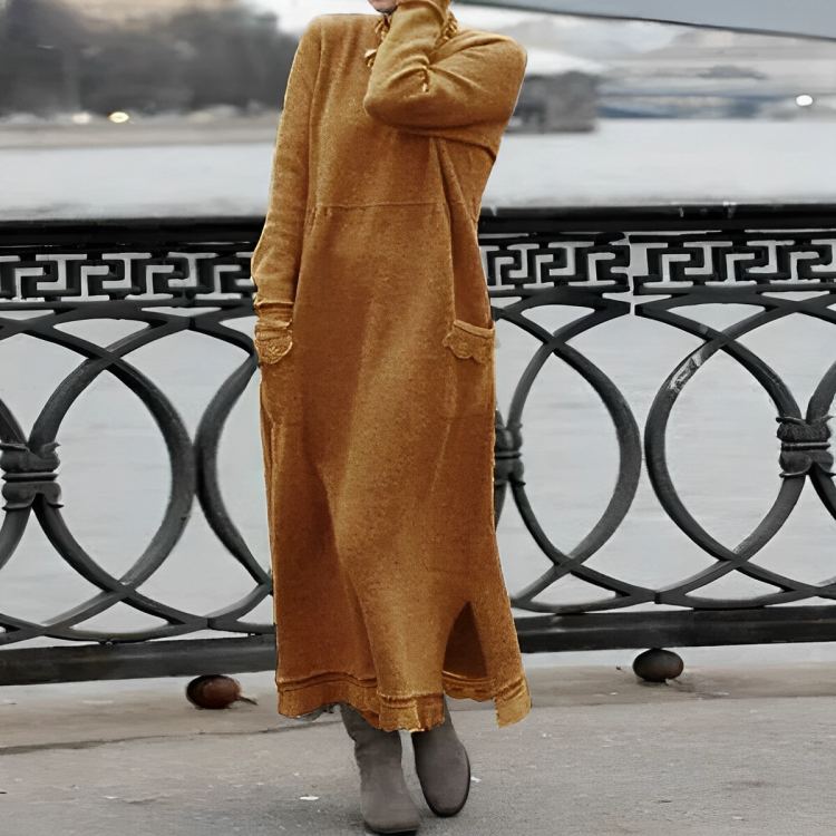 Gerda™| ロングニットドレス