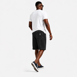 Cord Shorts mit Stickdetail