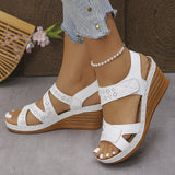 Prudy | Gepolsterte Wedge-Sandalen