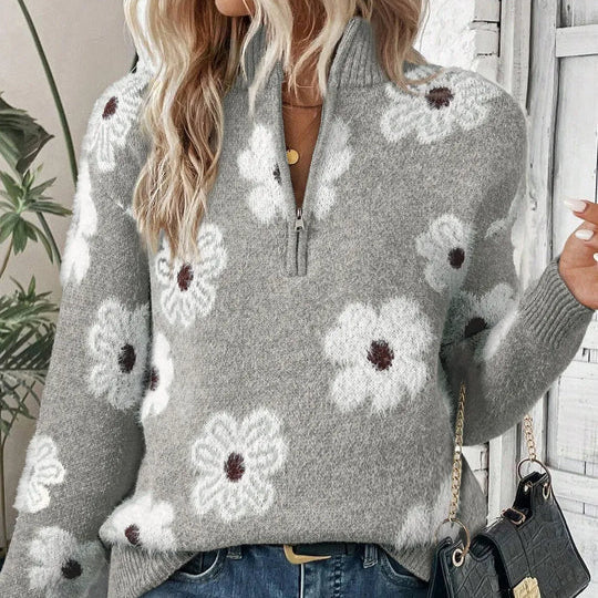 BLOOM | ジッパーカラーのプルオーバー