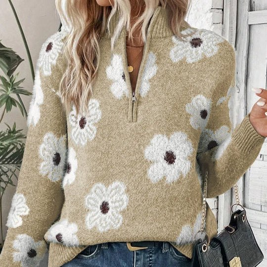 BLOOM | ジッパーカラーのプルオーバー