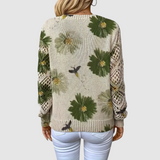Meda - Eleganter Pullover mit floralem Muster