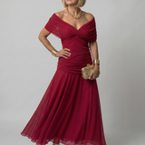 Calen | Off-Shoulder Midi-Kleid