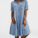 Lässiges A-Linien Kleid