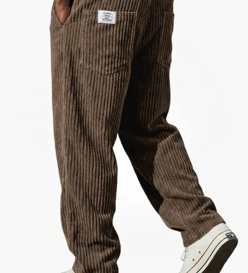 Herren Cordhose mit elastischem Bund